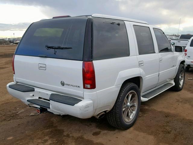 1GYEK13R5YR124671 - 2000 CADILLAC ESCALADE WHITE photo 4