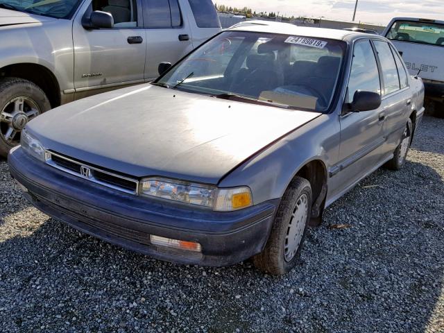 JHMCB7642LC104176 - 1990 HONDA ACCORD DX GRAY photo 2