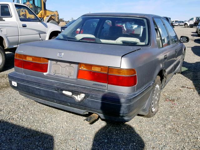 JHMCB7642LC104176 - 1990 HONDA ACCORD DX GRAY photo 4