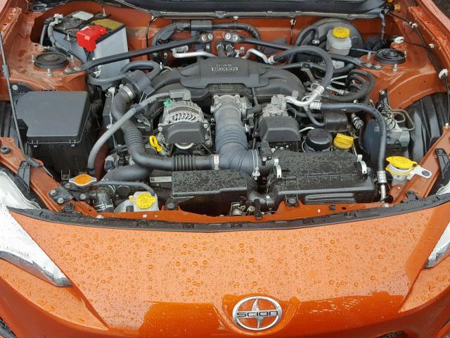 JF1ZNAA17F8709840 - 2015 TOYOTA SCION FR-S ORANGE photo 7
