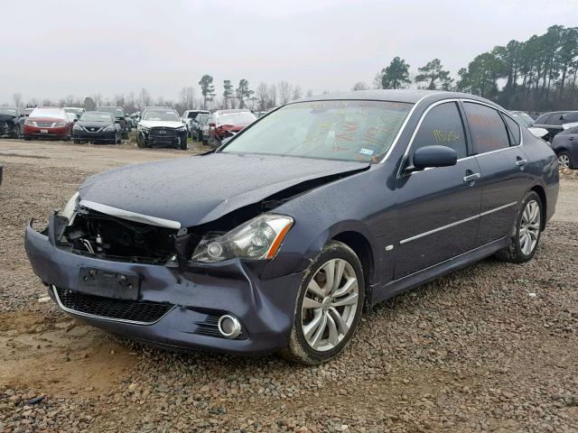 JNKAY01E88M603093 - 2008 INFINITI M35 BASE BLUE photo 2