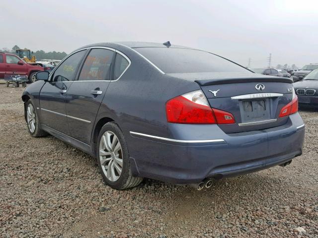 JNKAY01E88M603093 - 2008 INFINITI M35 BASE BLUE photo 3