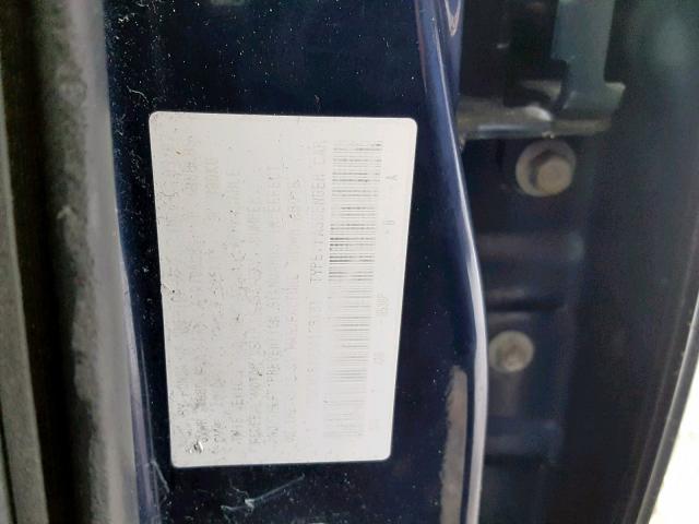 1HGCM56147A128181 - 2007 HONDA ACCORD VAL ლურჯი ფოტო 10