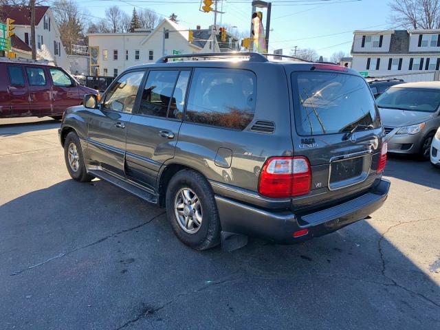 JTJHT00W423517122 - 2002 LEXUS LX 470 GRAY photo 3