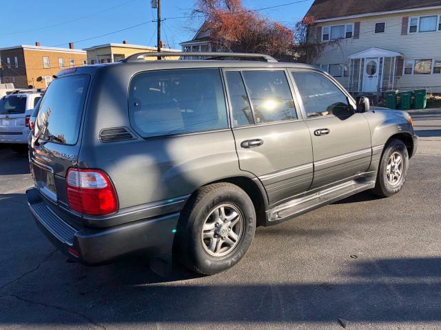 JTJHT00W423517122 - 2002 LEXUS LX 470 GRAY photo 4