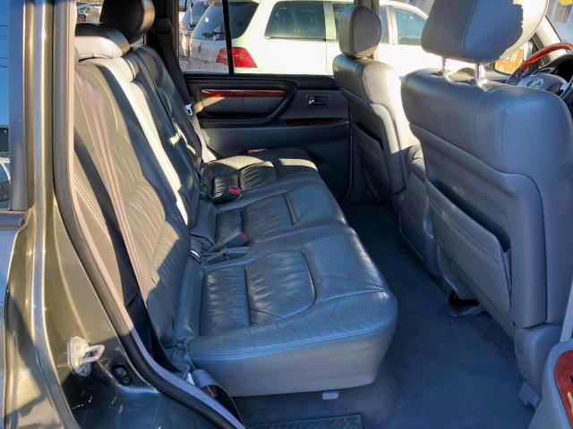 JTJHT00W423517122 - 2002 LEXUS LX 470 GRAY photo 6