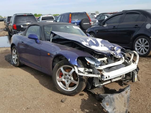 JHMAP11443T001175 - 2003 HONDA S2000 PURPLE photo 1