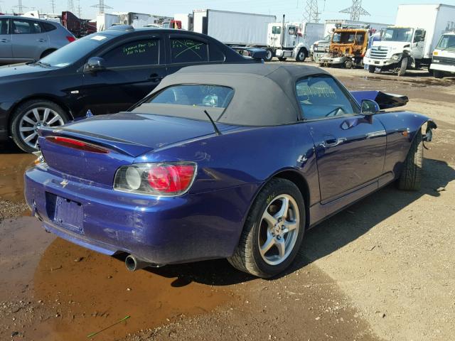 JHMAP11443T001175 - 2003 HONDA S2000 PURPLE photo 4