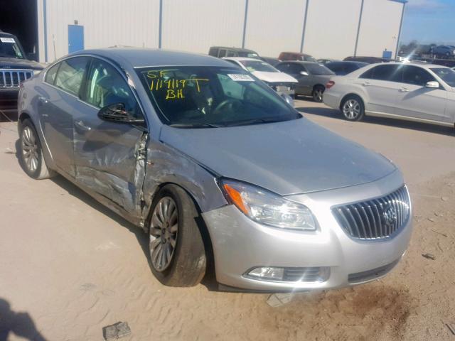 2G4GV5EV8B9215020 - 2011 BUICK REGAL CXL SILVER photo 1