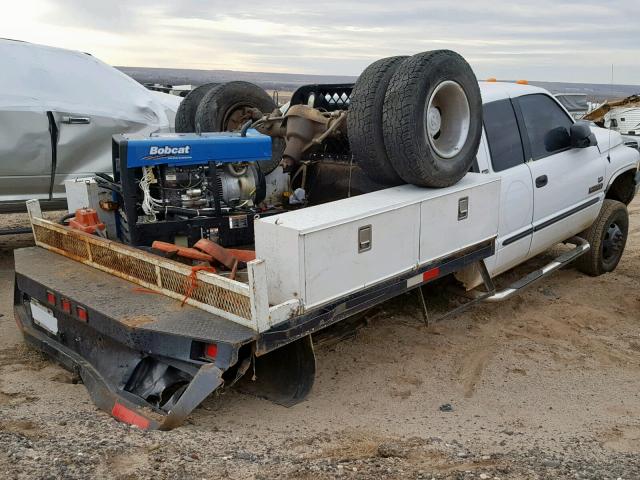 1B7MF337X1J607478 - 2001 DODGE RAM 3500 WHITE photo 4