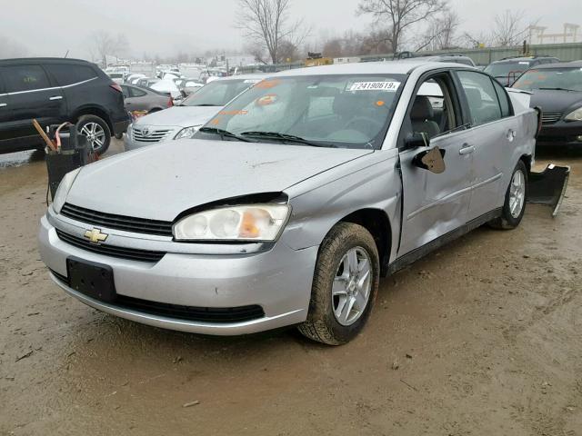 1G1ZT54874F102757 - 2004 CHEVROLET MALIBU LS SILVER photo 2