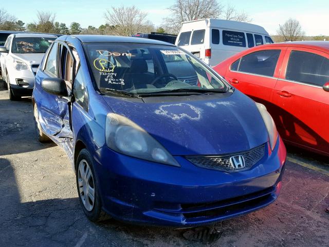 JHMGE88209S044875 - 2009 HONDA FIT BLUE photo 1