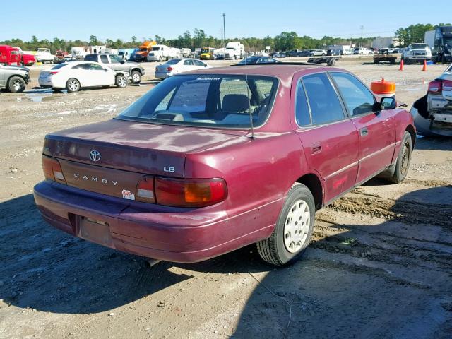 4T1BG12K1TU827619 - 1996 TOYOTA CAMRY DX MAROON photo 4