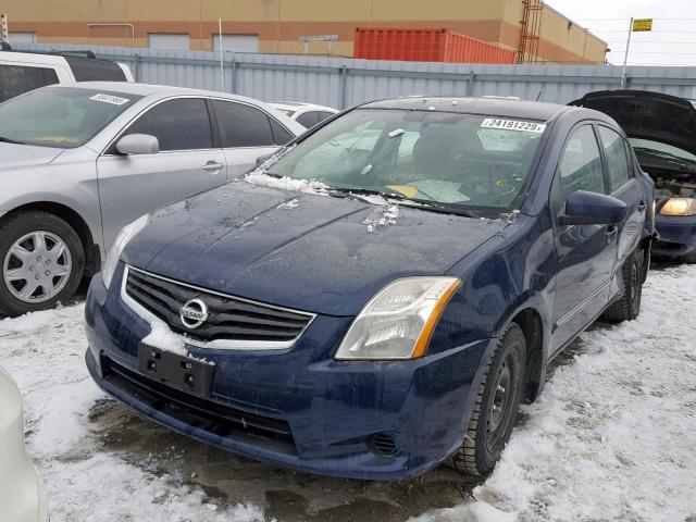 3N1AB6AP4CL617814 - 2012 NISSAN SENTRA 2.0 BLUE photo 2