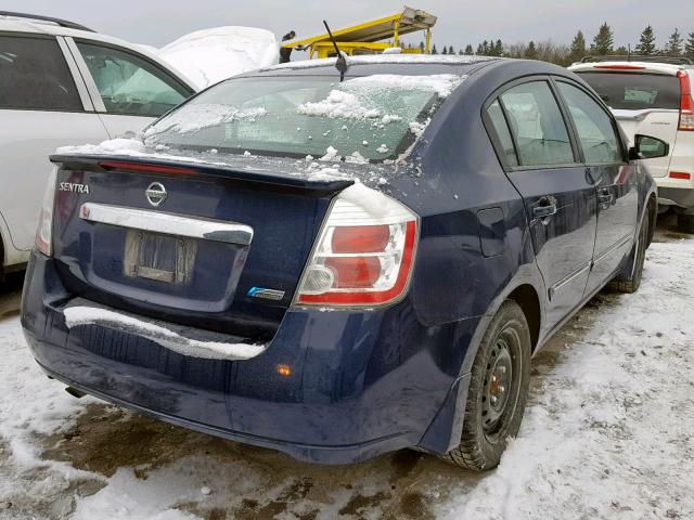 3N1AB6AP4CL617814 - 2012 NISSAN SENTRA 2.0 BLUE photo 4