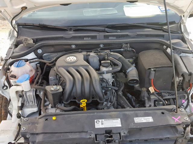 3VW1K7AJ7EM378767 - 2014 VOLKSWAGEN JETTA BASE WHITE photo 7