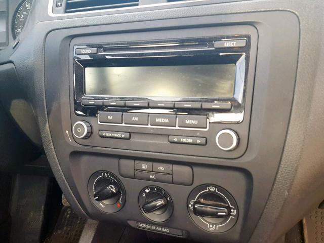 3VW1K7AJ7EM378767 - 2014 VOLKSWAGEN JETTA BASE WHITE photo 9