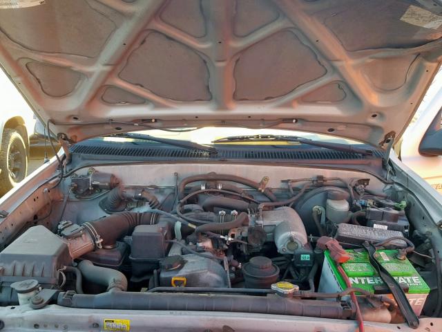 5TENL42N41Z809161 - 2001 TOYOTA TACOMA BEIGE photo 7