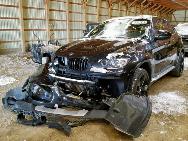 5UXFG2C5XBLX05350 - 2011 BMW X6 XDRIVE3 BLACK photo 2