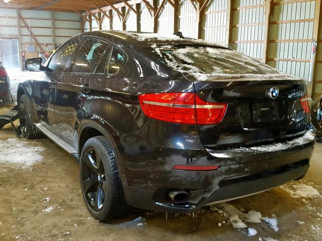 5UXFG2C5XBLX05350 - 2011 BMW X6 XDRIVE3 BLACK photo 3