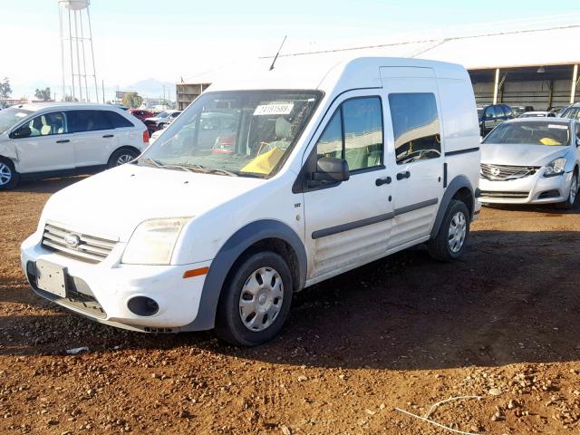 NM0LS6BN6AT016655 - 2010 FORD TRANSIT CO WHITE photo 2