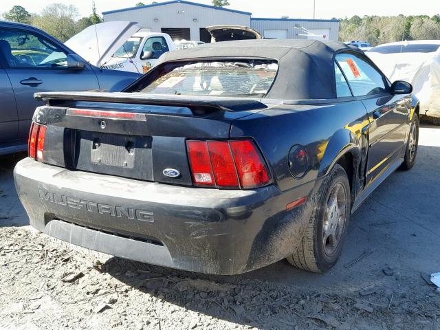 1FAFP44493F361762 - 2003 FORD MUSTANG BLACK photo 4