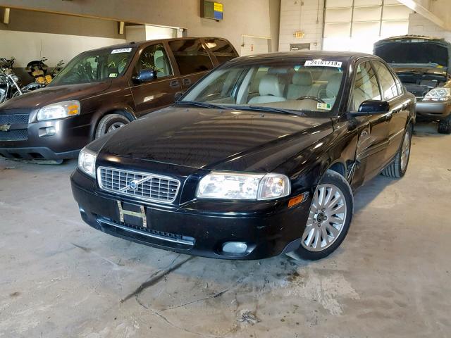 YV1TS592X61437915 - 2006 VOLVO S80 2.5T BLACK photo 2