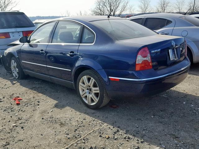 WVWRU63B75P059816 - 2005 VOLKSWAGEN PASSAT GLX 蓝色 照片 3