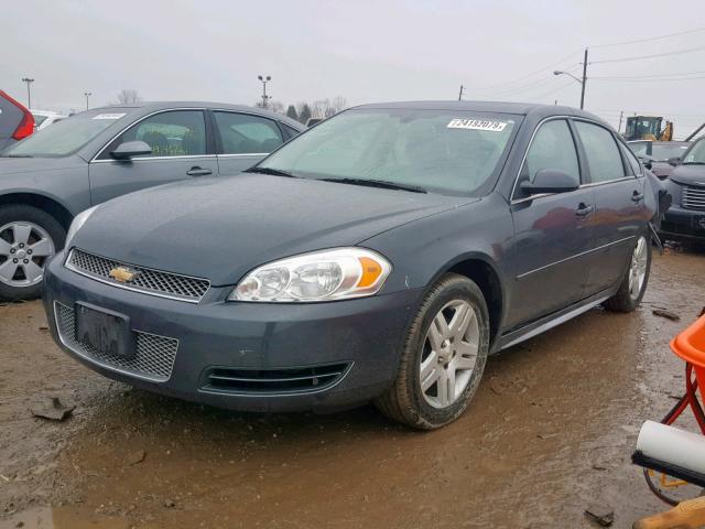 2G1WB5E34E1184755 - 2014 CHEVROLET IMPALA LIM GRAY photo 2