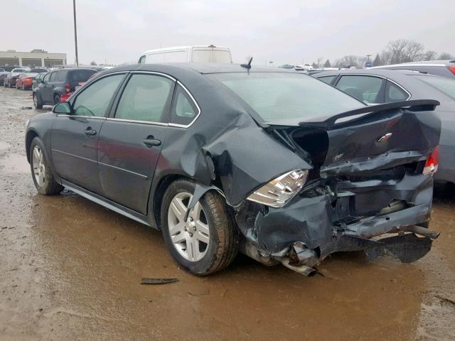 2G1WB5E34E1184755 - 2014 CHEVROLET IMPALA LIM GRAY photo 3