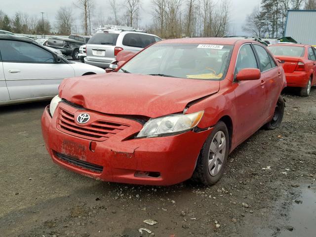 4T1BE46K77U035210 - 2007 TOYOTA CAMRY NEW RED photo 2