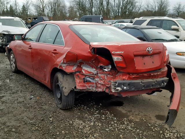 4T1BE46K77U035210 - 2007 TOYOTA CAMRY NEW RED photo 3