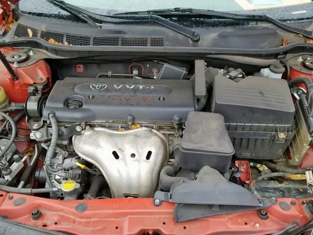 4T1BE46K77U035210 - 2007 TOYOTA CAMRY NEW RED photo 7