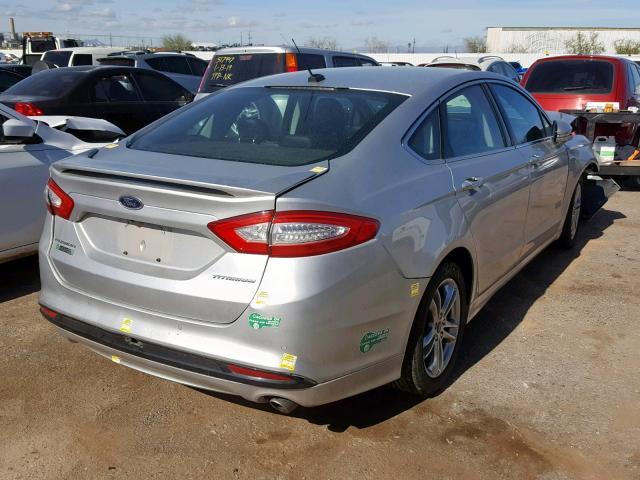 3FA6P0SU6GR235945 - 2016 FORD FUSION TIT SILVER photo 4