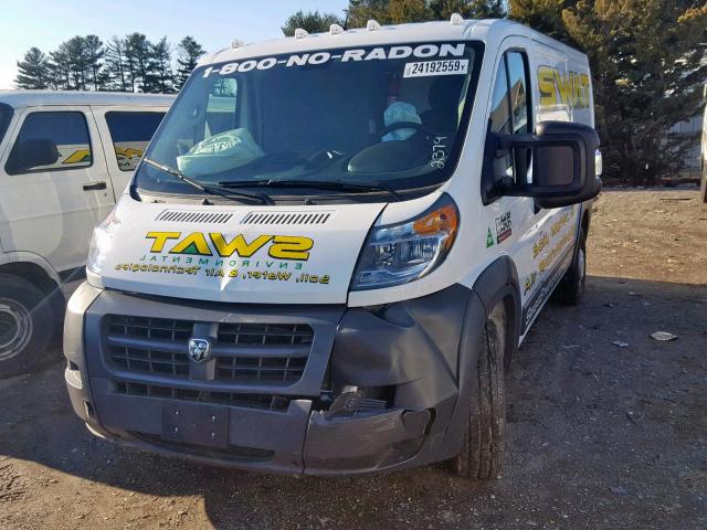 3C6TRVAG2JE148498 - 2018 RAM PROMASTER 白色 照片 2