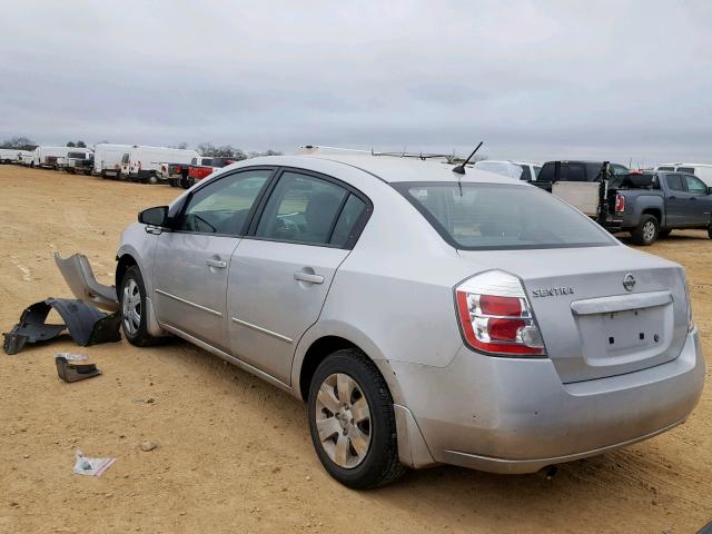 3N1AB6AP9AL704427 - 2010 NISSAN SENTRA 2.0 SILVER photo 3