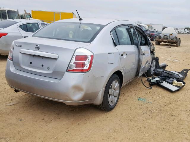 3N1AB6AP9AL704427 - 2010 NISSAN SENTRA 2.0 SILVER photo 4