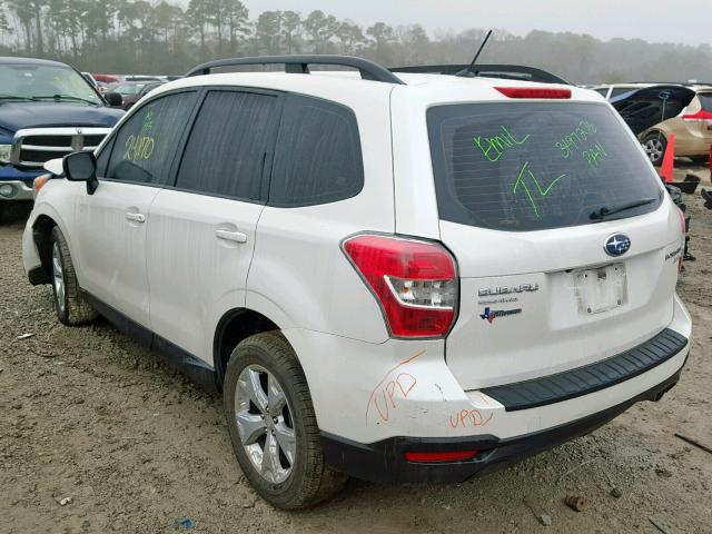 JF2SJABCXFH492941 - 2015 SUBARU FORESTER 2 WHITE photo 3