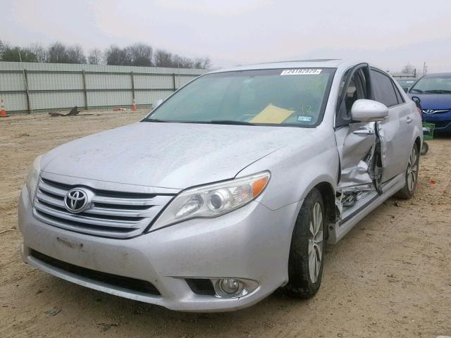 4T1BK3DB0BU407095 - 2011 TOYOTA AVALON BAS SILVER photo 2