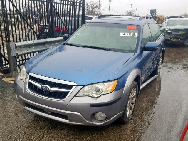 4S4BP86C884332515 - 2008 SUBARU OUTBACK 3. BLUE photo 2