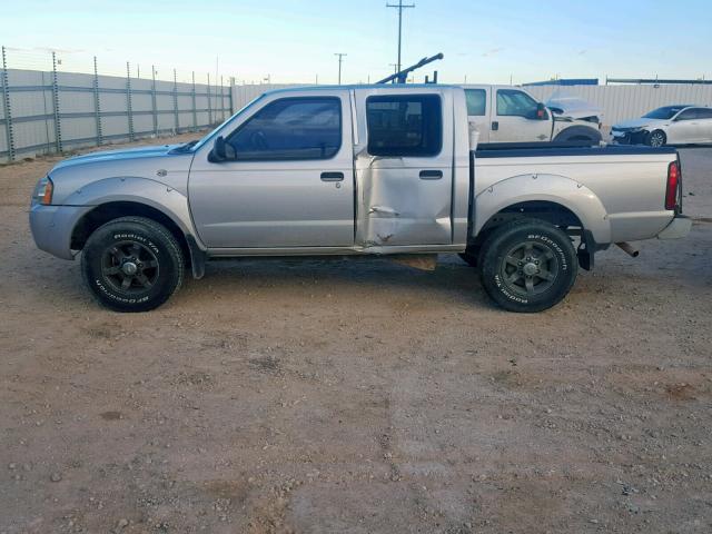 1N6ED27T74C410771 - 2004 NISSAN FRONTIER C SILVER photo 10