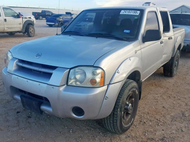 1N6ED27T74C410771 - 2004 NISSAN FRONTIER C SILVER photo 2