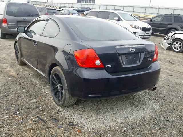 JTKDE177270150416 - 2007 TOYOTA SCION TC შავი ფოტო 3