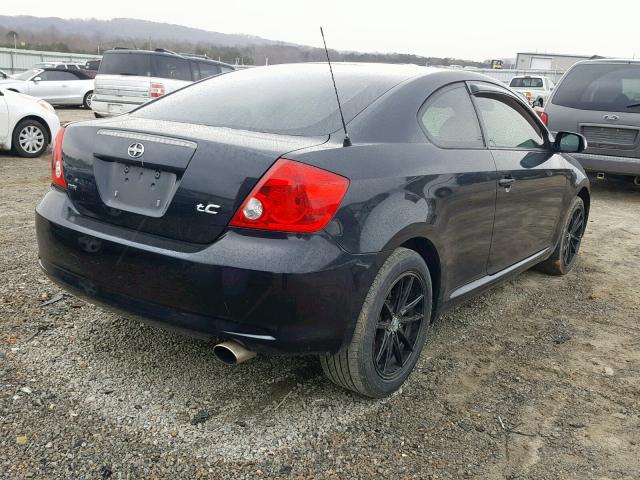 JTKDE177270150416 - 2007 TOYOTA SCION TC შავი ფოტო 4