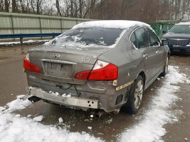 JNKAY01F08M655424 - 2008 INFINITI M35 BASE GRAY photo 4