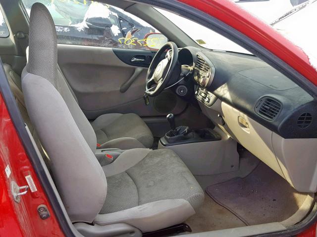 JHMZE13574T000523 - 2004 HONDA INSIGHT RED photo 6