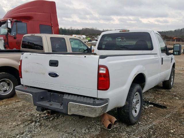 1FTWF30R18EB83335 - 2008 FORD F350 SRW S WHITE photo 4