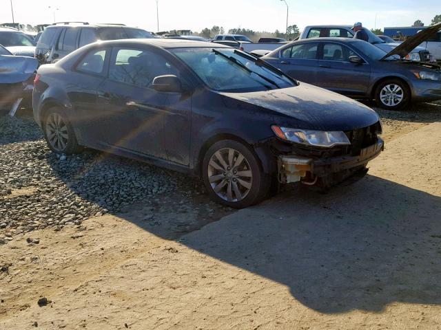 KNAFW6A37B5377643 - 2011 KIA FORTE SX BLACK photo 1