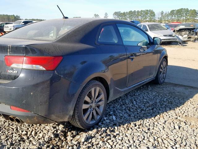 KNAFW6A37B5377643 - 2011 KIA FORTE SX BLACK photo 4