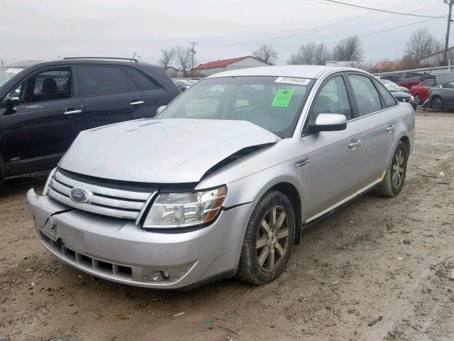 1FAHP24W09G107696 - 2009 FORD TAURUS SEL SILVER photo 2